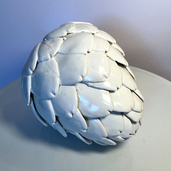 Incredible large porcelain artichoke; great decor piece; must see - Picture 1 of 7